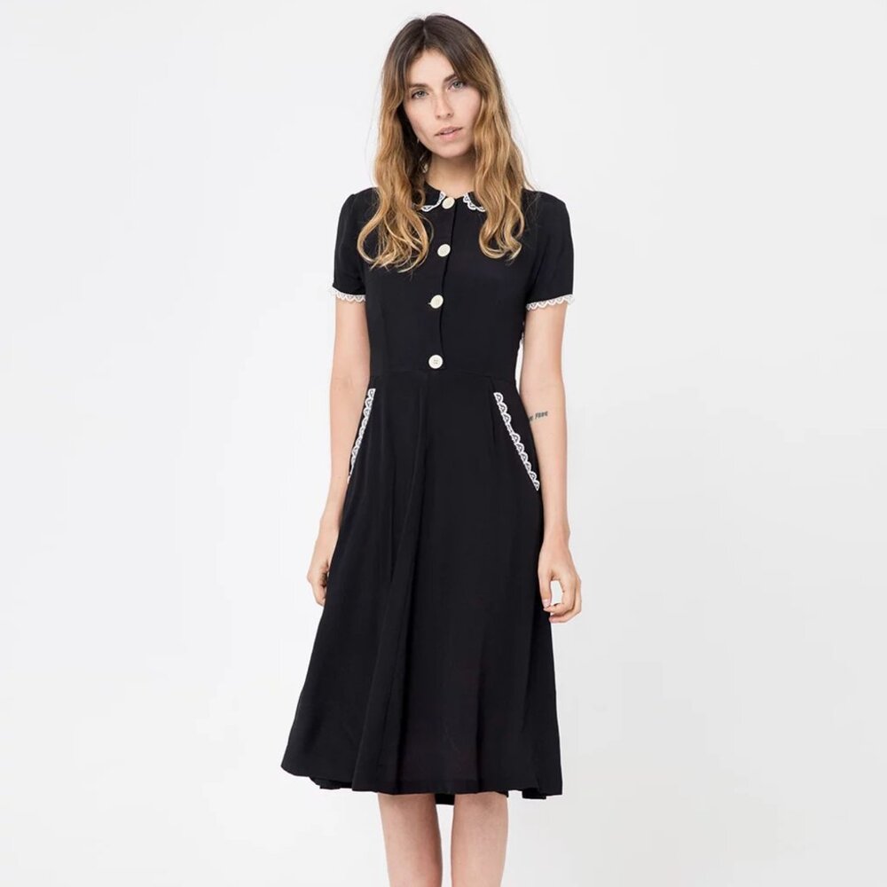 Christy Dawn | The Sebastian Dress | Black Noir | Size S